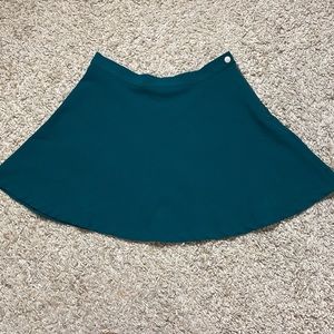 Flared mini skirt
